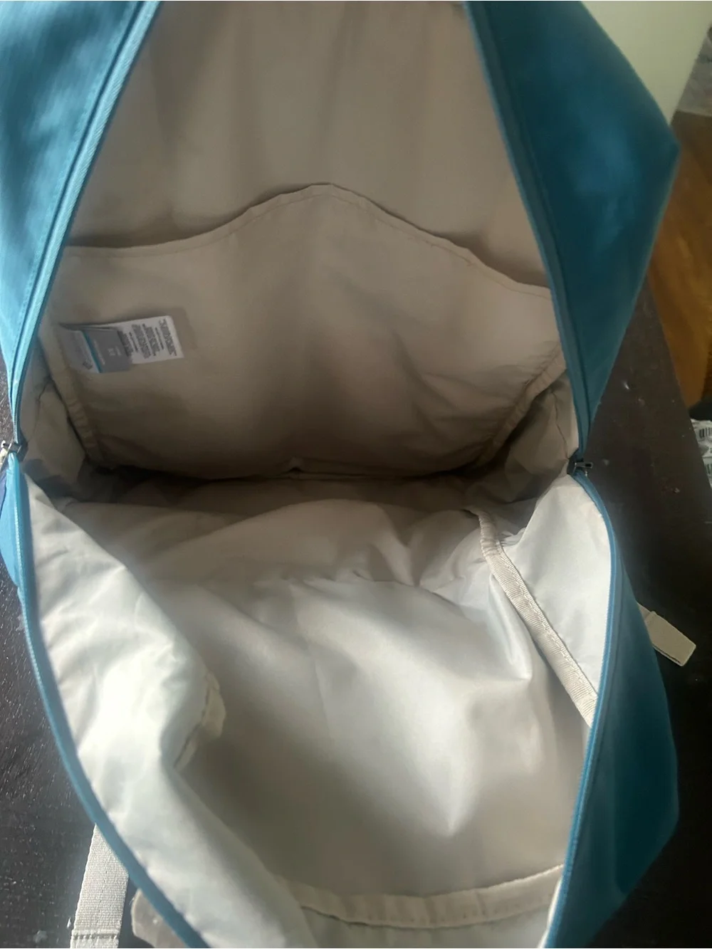 Columbia Two-Tone Blue Backpack with White Straps